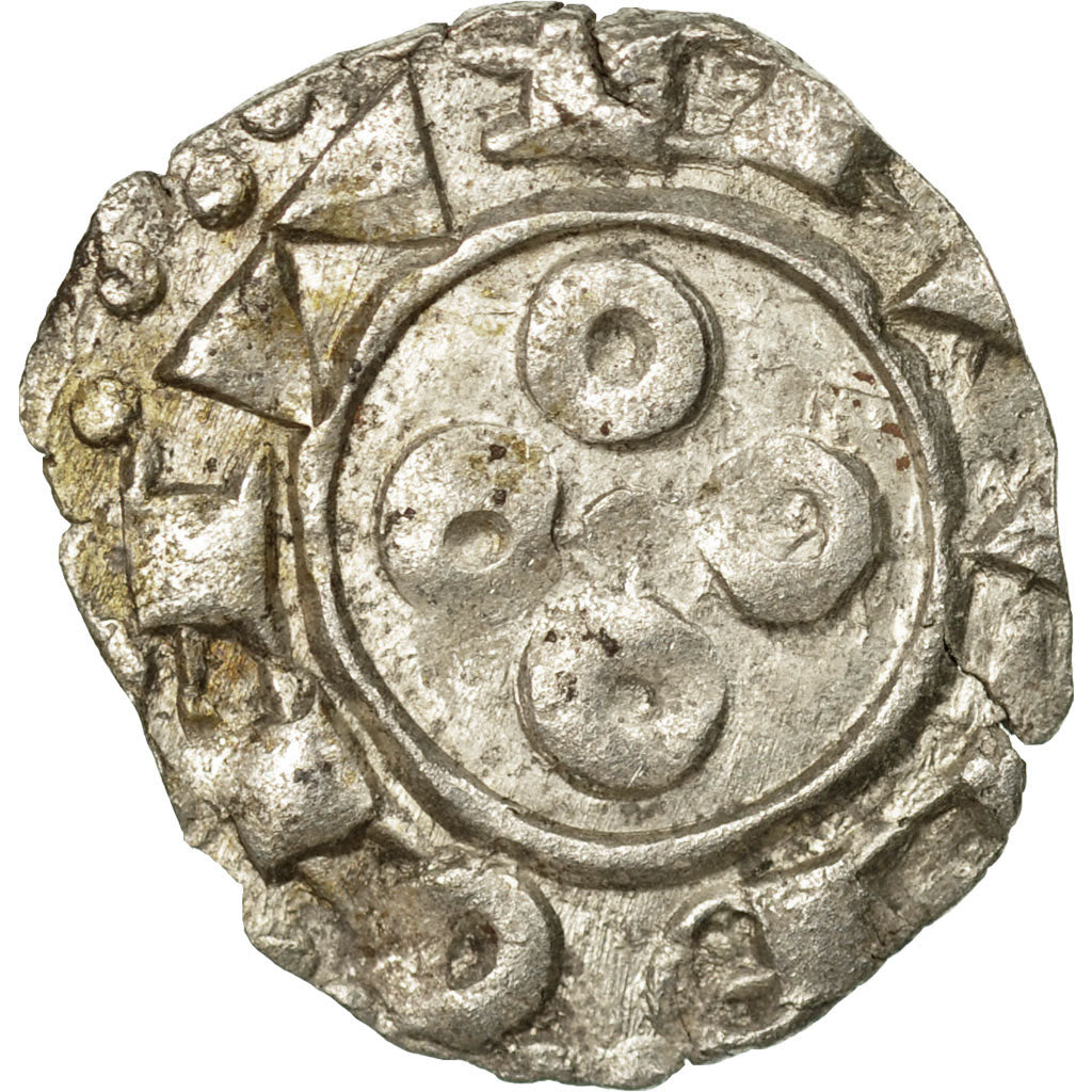 Coin, France, Languedoc, Anonymous, Denarius, EF(40-45), Billon, Boudeau:753