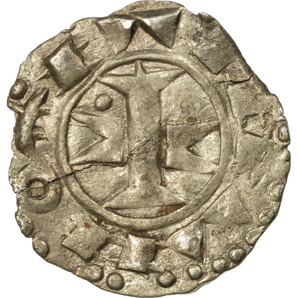 Coin, France, Languedoc, Anonymous, Denarius, EF(40-45), Billon, Boudeau:753