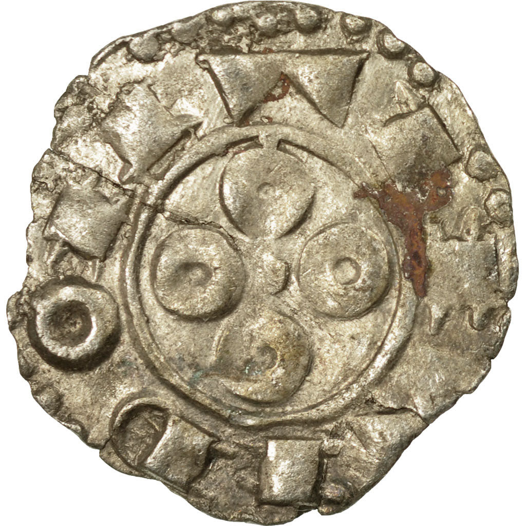 Coin, France, Languedoc, Anonymous, Denarius, EF(40-45), Billon, Boudeau:753