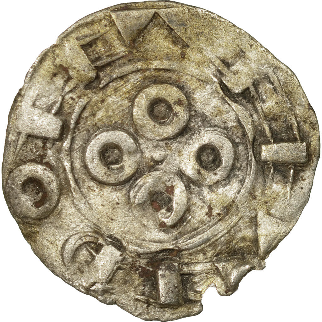 Munten, Frankrijk, Languedoc, Anoniemen, Denarius, ZF, Billon, Boudeau:753