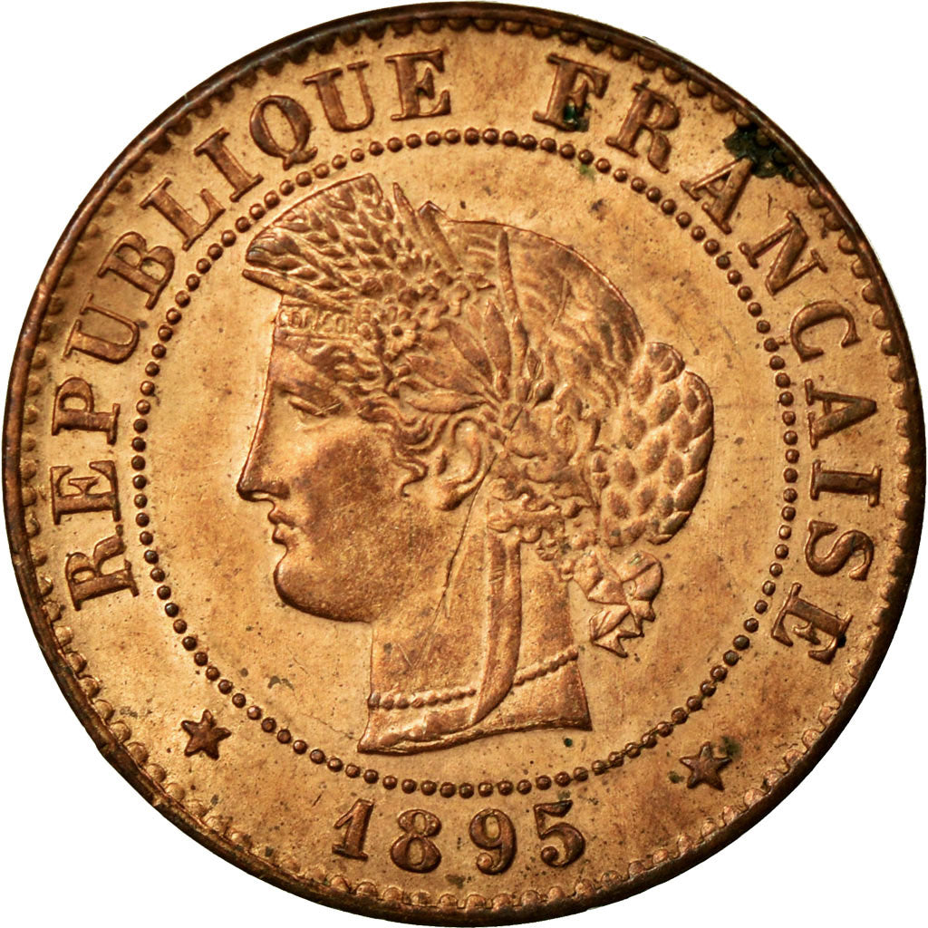 Coin, France, Cérès, Centime, 1895, Paris, MS(60-62), Bronze, KM:826.1
