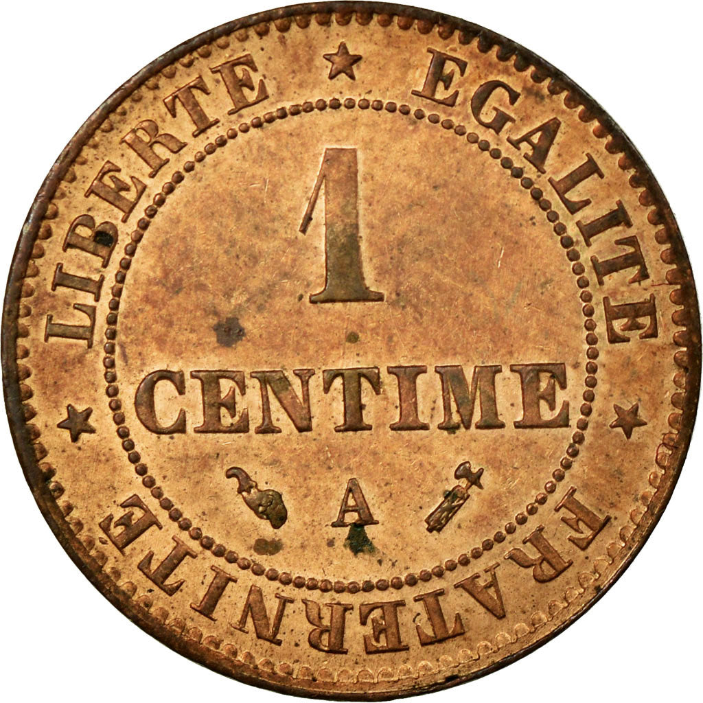 Coin, France, Cérès, Centime, 1895, Paris, MS(60-62), Bronze, KM:826.1