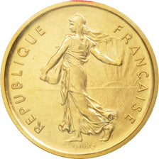 Munten, Frankrijk, Semeuse, 5 Francs, 1970, Piéfort, FDC, Goud, KM:P410