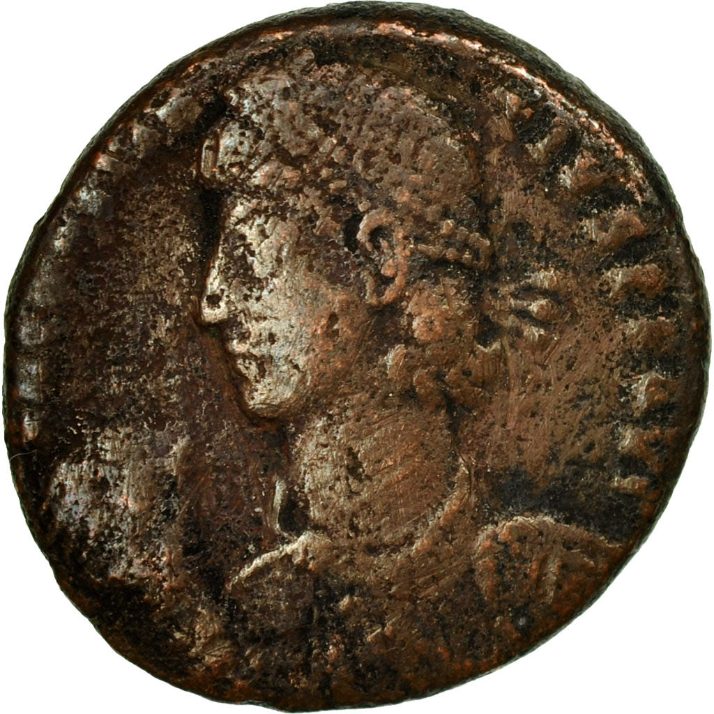 Coin, Constantius II, Maiorina, 348-350, Antioch, VF(20-25), Bronze, RIC:125