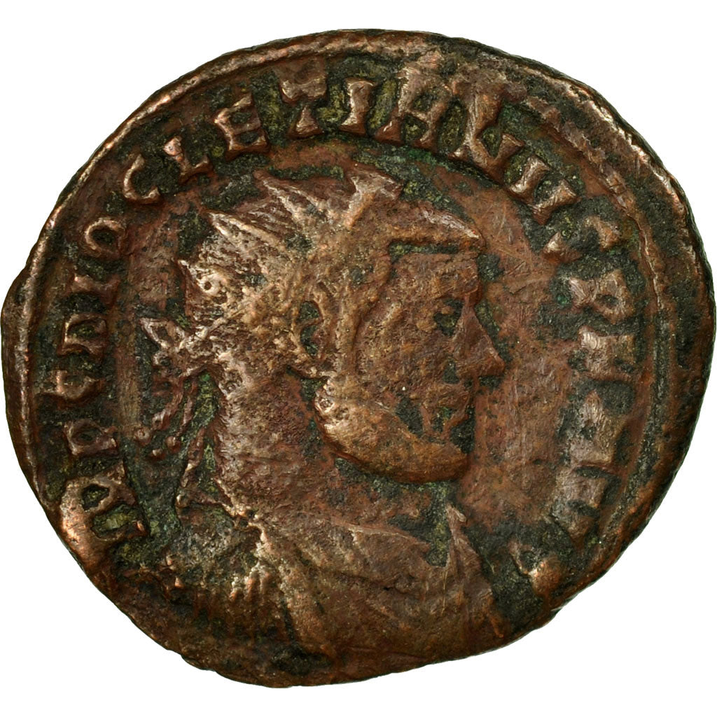 Moneta, Diocletian, Fraction Æ, AD 303, Carthage, Rare, MB, Bronzo