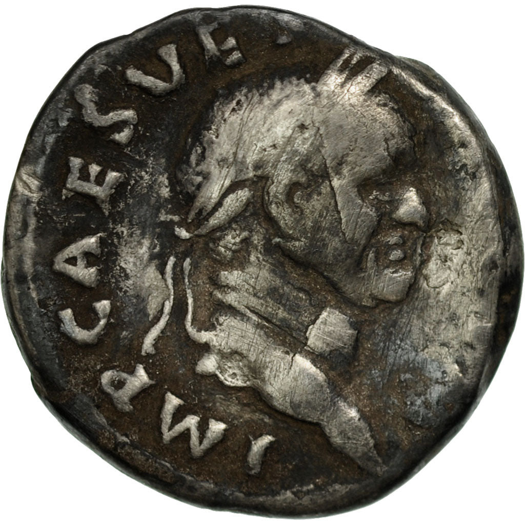 Coin, Vespasian, Denarius, 71, Rome, VF(30-35), Silver, RIC:41