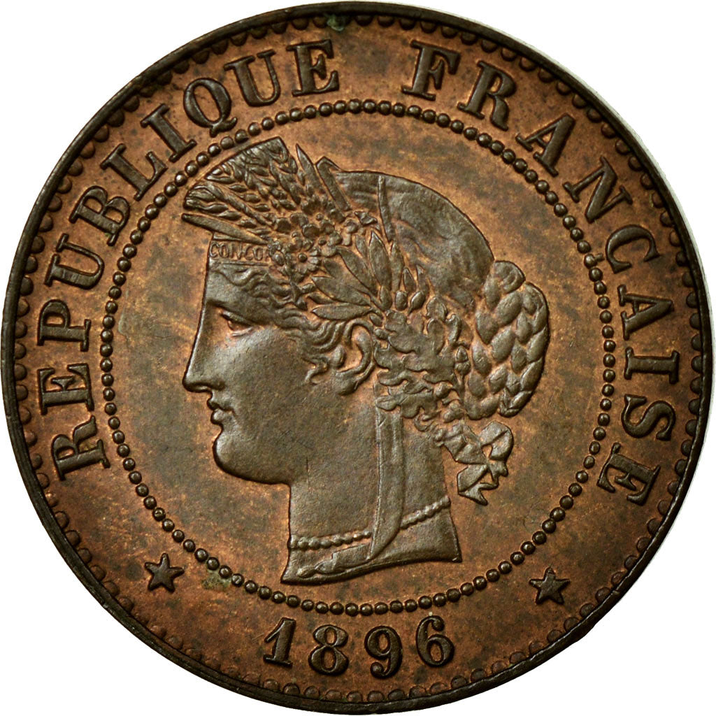 Coin, France, Cérès, Centime, 1896, Paris, MS(60-62), Bronze, KM:826.1