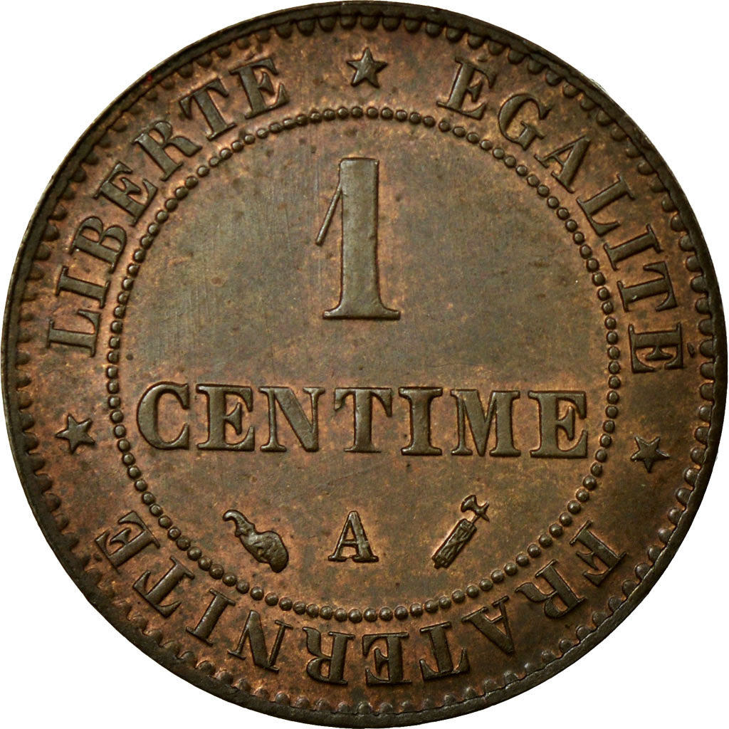 Coin, France, Cérès, Centime, 1896, Paris, MS(60-62), Bronze, KM:826.1
