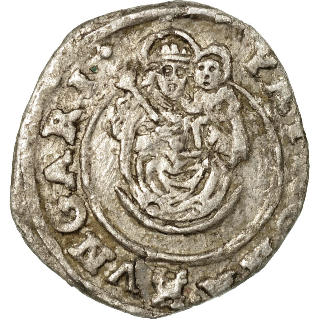 Coin, Hungary, Ferdinand II, Denar, 1627, Kremnitz, EF(40-45), Silver, KM:88