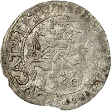 Coin, Lithuania, Sigismund II, 1/2 Groschen, 1560, Vilna, VF(30-35), Silver