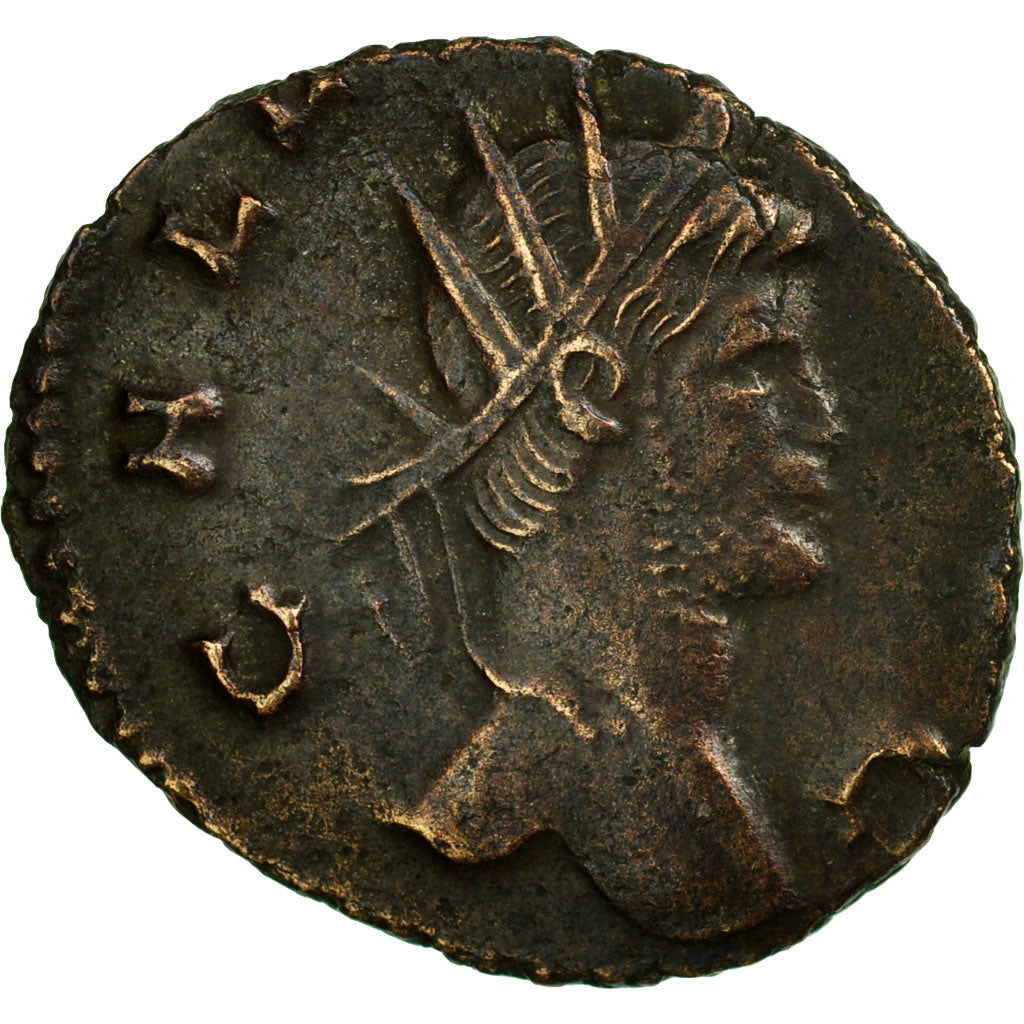 Coin, Gallienus, Antoninianus, AD 260-268, Rome, EF(40-45), Billon