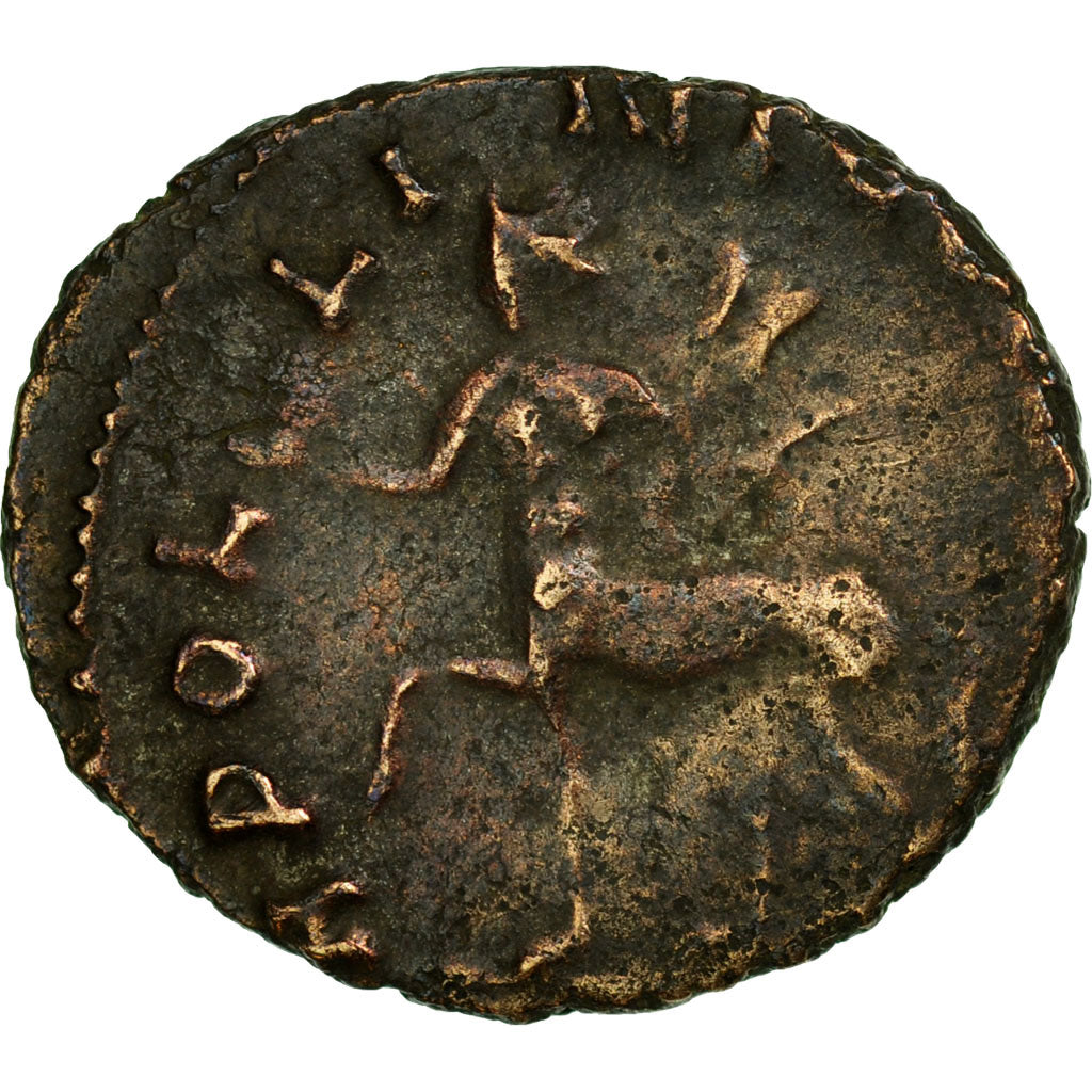 Coin, Gallienus, Antoninianus, AD 260-268, Rome, EF(40-45), Billon