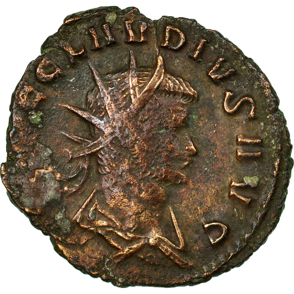 Coin, Claudius II (Gothicus), Antoninianus, 268-270, Rome, AU(50-53), Billon