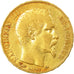 Moneta, Francia, Napoleon III, 20 Francs, 1856, Paris, Fautée - Défaut de flan
