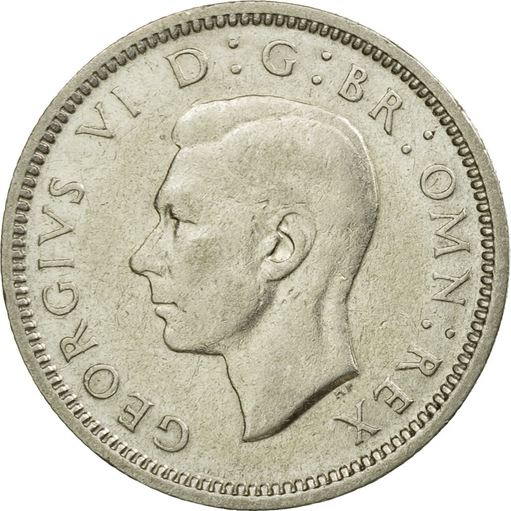 Coin, Great Britain, George VI, 6 Pence, 1944, EF(40-45), Silver, KM:852