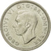 Coin, Great Britain, George VI, 6 Pence, 1944, EF(40-45), Silver, KM:852