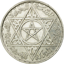 Coin, Morocco, Mohammed V, 200 Francs, 1953, Paris, AU(50-53), Silver, KM:53