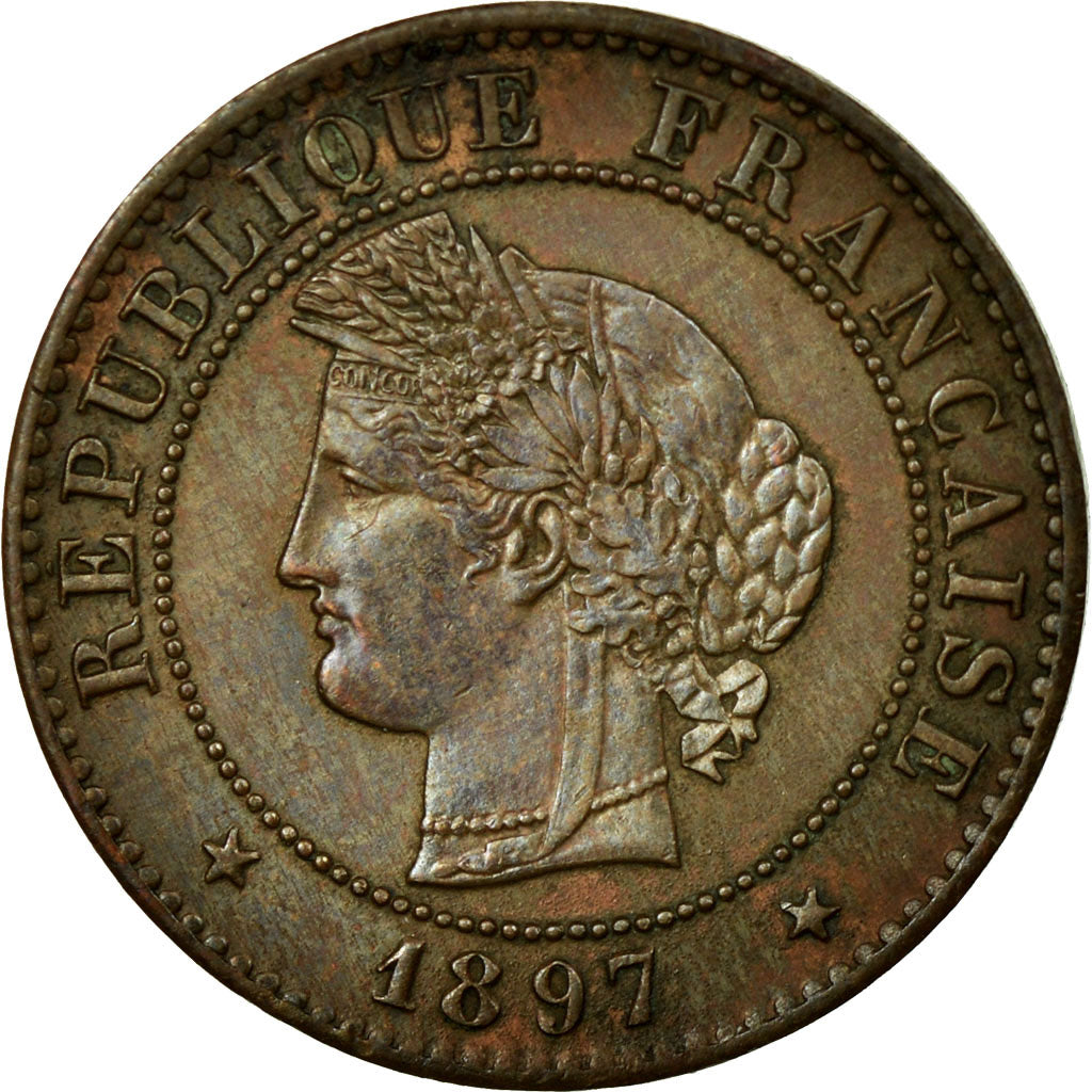 Monnaie, France, Cérès, Centime, 1897, Paris, SUP, Bronze, KM:826.1