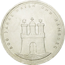 Moneda, ALEMANIA - REPÚBLICA FEDERAL, 10 Mark, 1989, Hamburg, Germany, MBC+