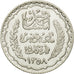 Moneta, Tunisia, Ahmad Pasha Bey, 5 Francs, 1939, Paris, SPL, Argento, KM:264
