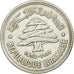 Coin, Lebanon, 50 Piastres, 1952, Utrecht, EF(40-45), Silver, KM:17