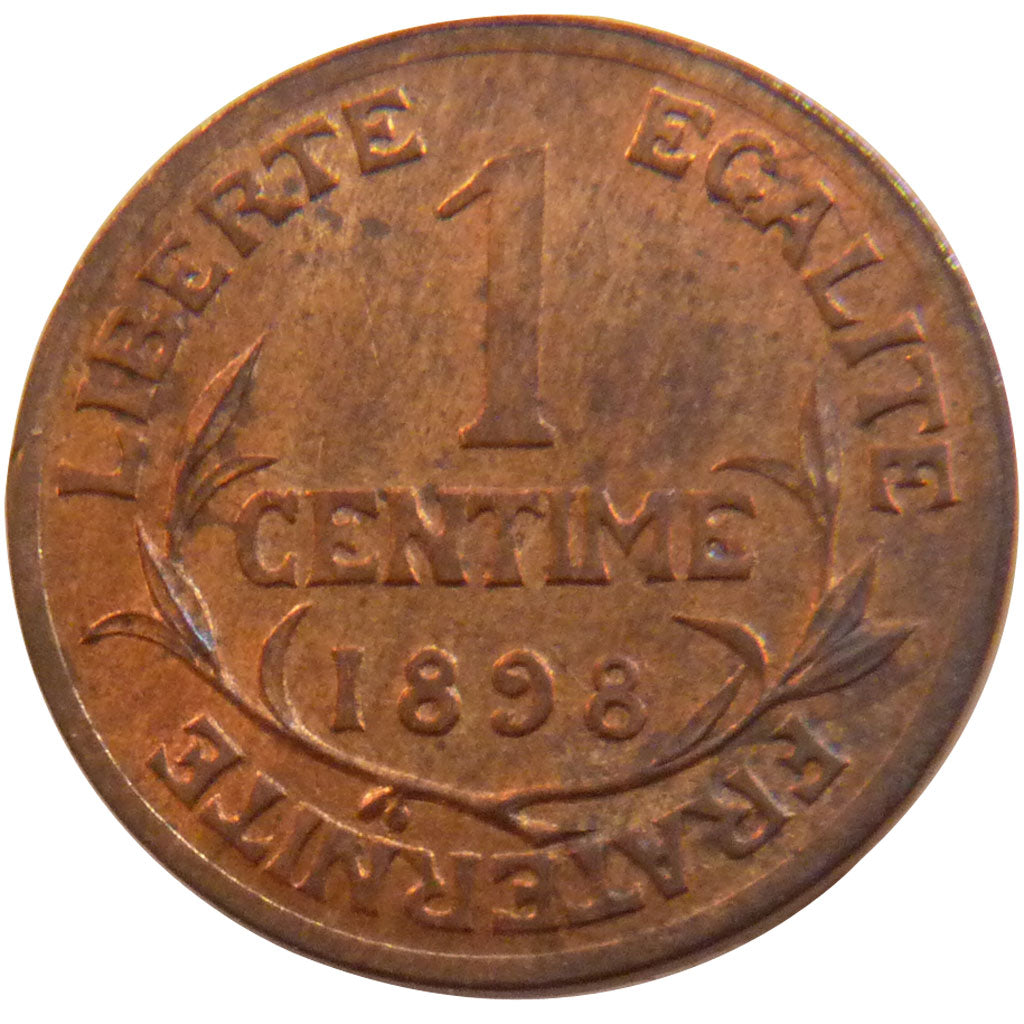 Francia, 1 Centime, 1898, SPL-, Bronzo, Gadoury:90