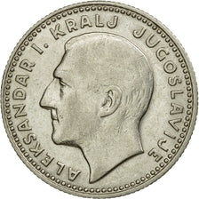 Coin, Yugoslavia, Alexander I, 10 Dinara, 1931, London, EF(40-45), Silver, KM:10