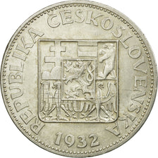 Coin, Czechoslovakia, 10 Korun, 1932, EF(40-45), Silver, KM:15