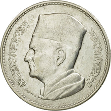 Coin, Morocco, Mohammed V, Dirham, 1960, Paris, EF(40-45), Silver, KM:55
