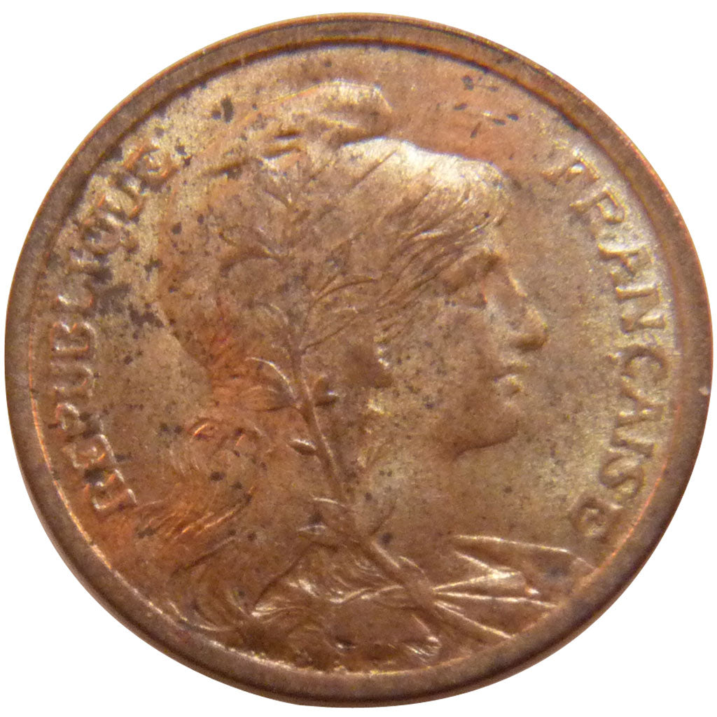 FRANCE, 1 Centime, 1898, MS(60-62), Bronze, Gadoury #90, 1.00