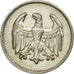 Coin, GERMANY, WEIMAR REPUBLIC, Mark, 1924, Stuttgart, EF(40-45), Silver, KM:42