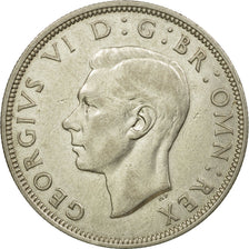 Coin, Great Britain, George VI, 1/2 Crown, 1943, EF(40-45), Silver, KM:856