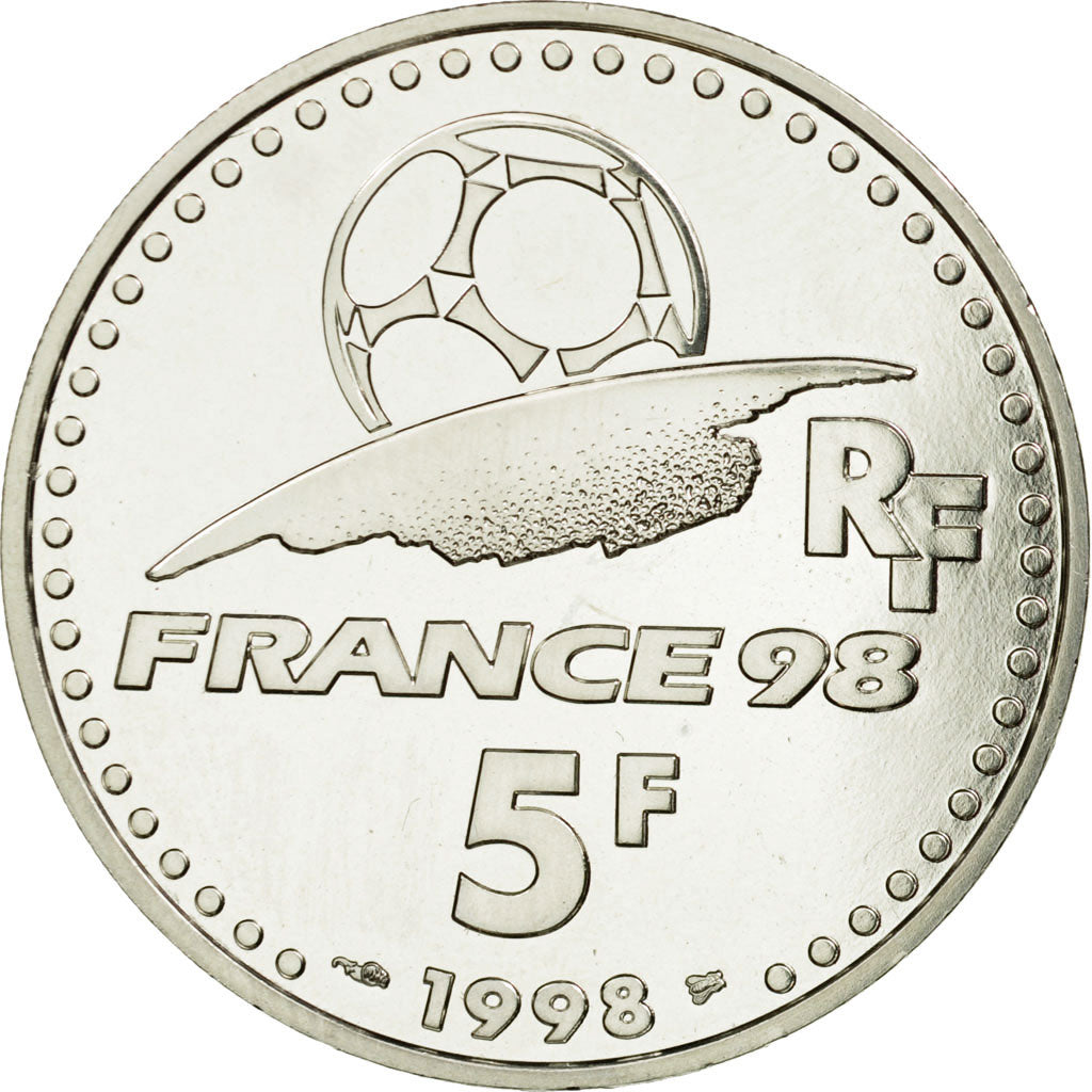 Coin, France, 5 Francs, 1998, MS(65-70), Silver, KM:1212, Gadoury:C 215