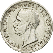 Coin, Italy, Vittorio Emanuele III, 5 Lire, 1928, Rome, EF(40-45), Silver
