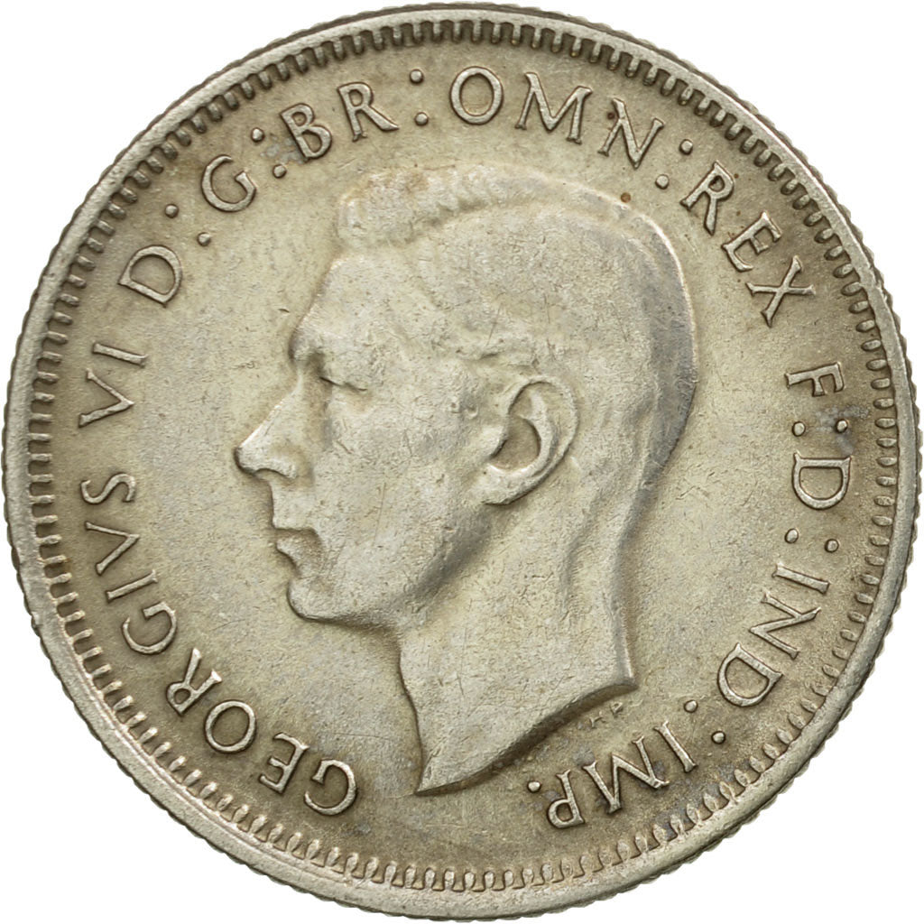 Coin, Australia, George VI, Shilling, 1948, EF(40-45), Silver, KM:39a