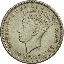 Coin, MALAYA, 5 Cents, 1945, AU(50-53), Silver, KM:3a