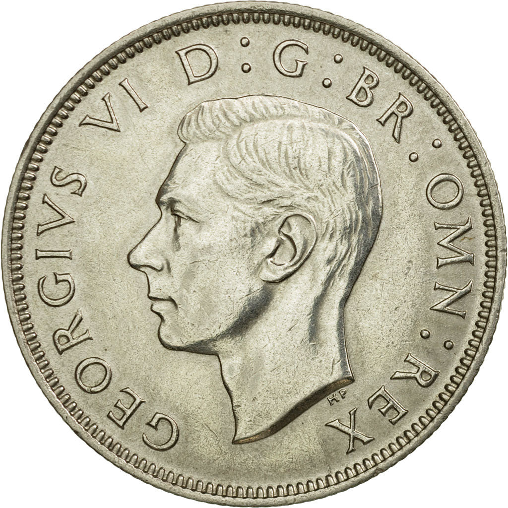 Moneta, Gran Bretagna, George VI, Florin, Two Shillings, 1944, SPL-, Argento