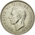 Moneta, Gran Bretagna, George VI, Florin, Two Shillings, 1944, SPL-, Argento