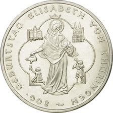 GERMANY - FEDERAL REPUBLIC, 10 Euro, 2007, MS(60-62), Silver, KM:268