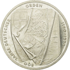 Coin, GERMANY - FEDERAL REPUBLIC, 10 Mark, 1990, Hamburg, Germany, AU(55-58)