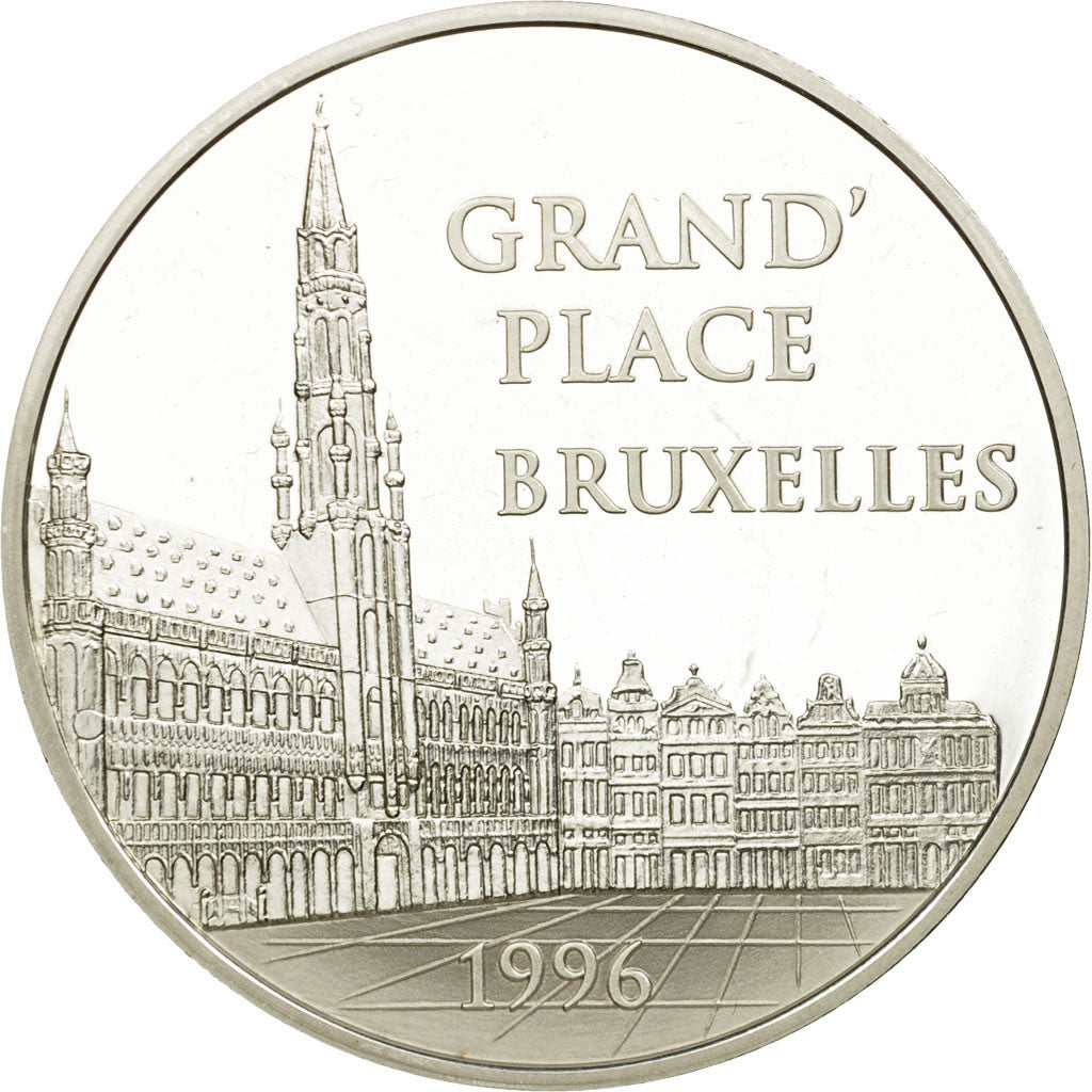 Coin, France, 100 Francs-15 Euro, 1996, Paris, MS(65-70), Silver, KM:1142