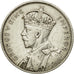 Coin, Mauritius, George V, 1/2 Rupee, 1934, EF(40-45), Silver, KM:16