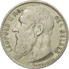 Coin, Belgium, Franc, 1909, EF(40-45), Silver, KM:56.1