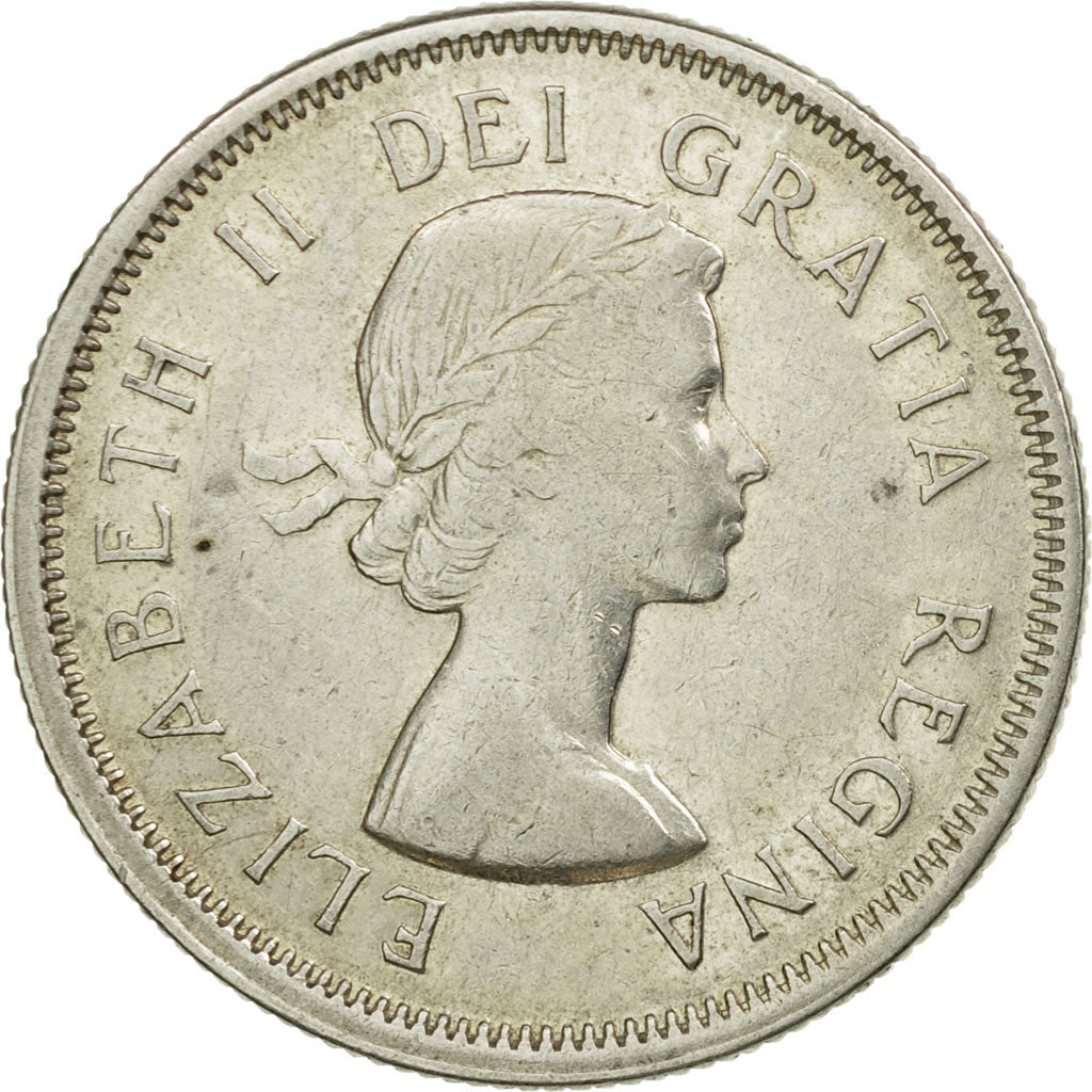 Coin, Canada, Elizabeth II, 25 Cents, 1963, Royal Canadian Mint, Ottawa