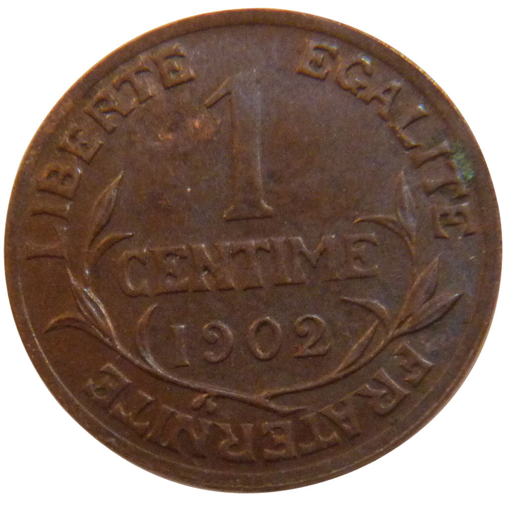 FRANCE, Dupuis, Centime, 1902, Paris, KM #840, AU(50-53), Bronze, 15, Gadoury...