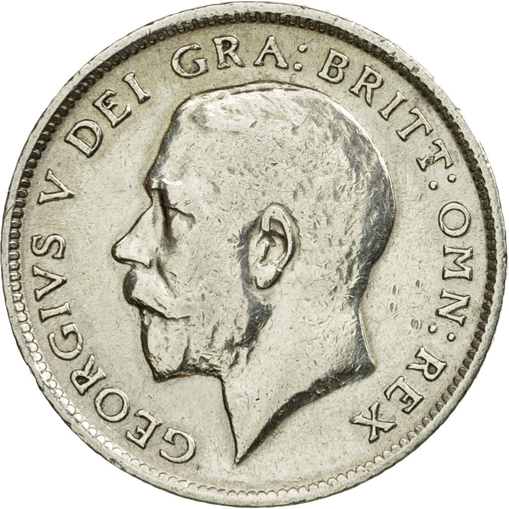 Coin, Great Britain, George V, 6 Pence, 1913, EF(40-45), Silver, KM:815