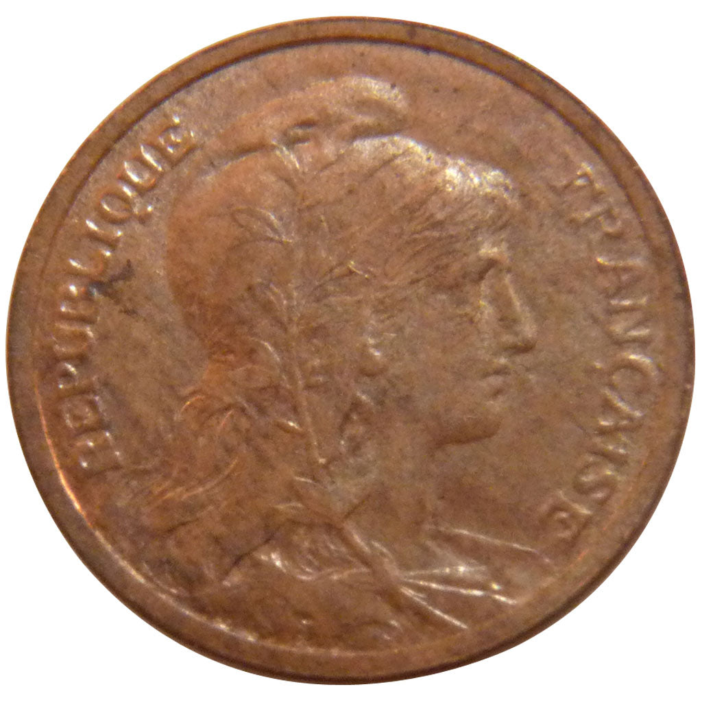 FRANCE, Dupuis, Centime, 1902, Paris, KM #840, AU(55-58), Bronze, 15, Gadoury...