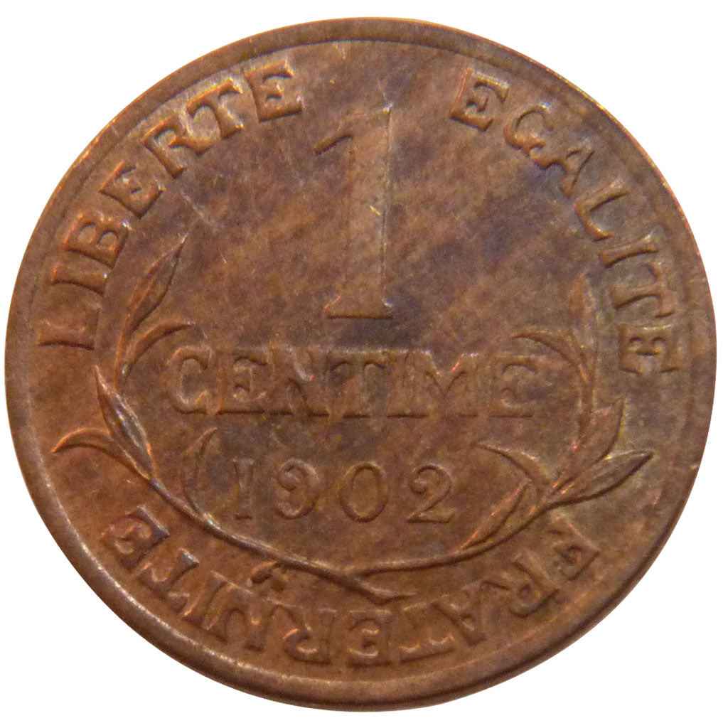 FRANCE, Dupuis, Centime, 1902, Paris, KM #840, AU(55-58), Bronze, 15, Gadoury...