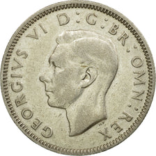 Coin, Great Britain, George VI, Shilling, 1942, EF(40-45), Silver, KM:854