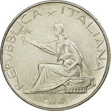 Coin, Italy, 500 Lire, 1961, Rome, AU(55-58), Silver, KM:99